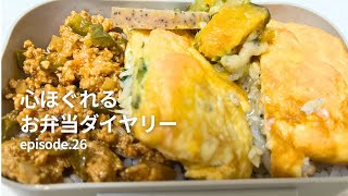 【お弁当25】 映えなくてもOK！好きなおかずだけ詰めた癒し弁当