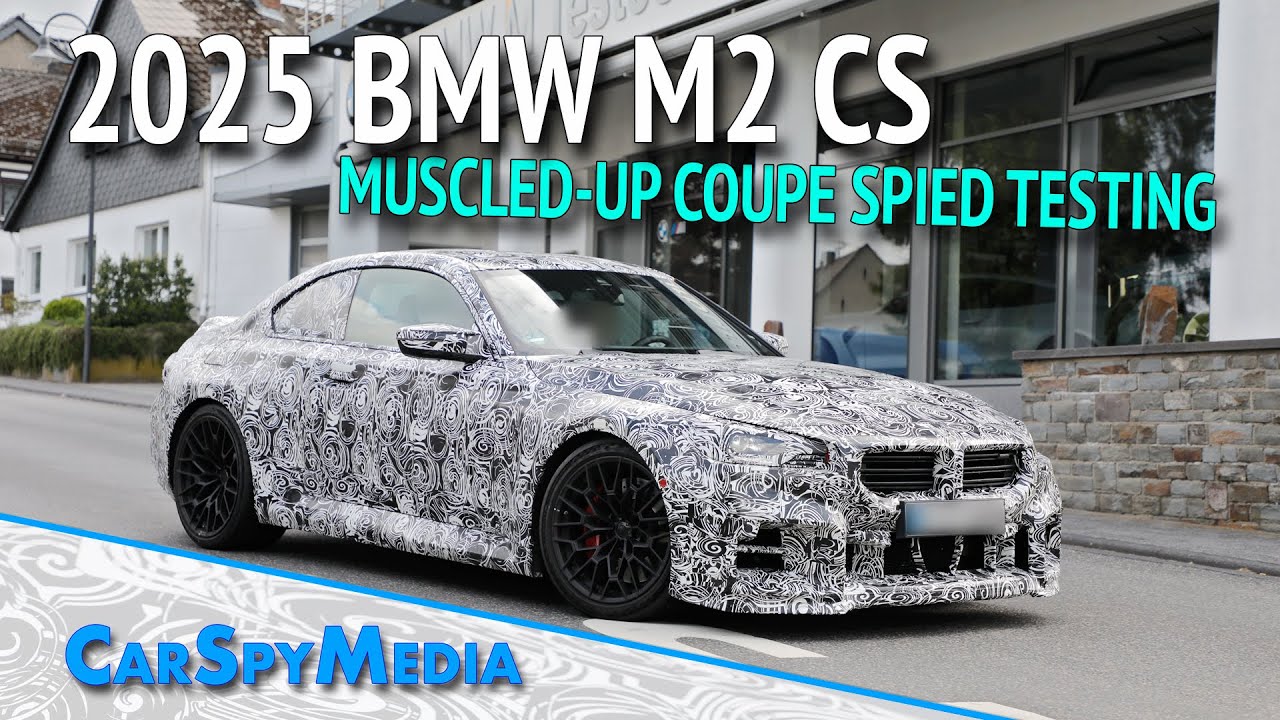 2025 BMW M2 CS Prototype G87 Muscled-up Performance Coupe Spied Testing ...