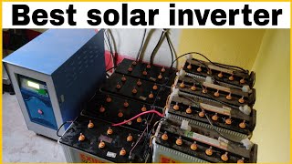 5kva 48v solar inverter में 4 से ज्यादा बैटरी कैसे लगाएं  ? || best solar inverter