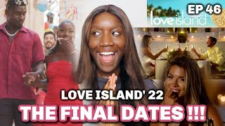 LOVE ISLAND S8 EP 46 | THE FINAL DATES WERE EVERYTHING & MORE! - DAMI & INDYAHH & EKINSU & DAVIDE !