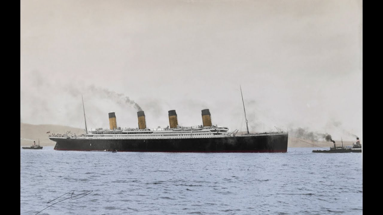 4k 60fps Colorized Titanic 1912 Only Existent Footage Youtube