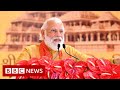 India PM Modi lays foundation for Ayodhya Ram temple amid Covid surge - BBC News