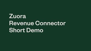 Zuora Revenue Connector to Dynamics 365 Finance \u0026 Supply Chain Management - Micro Demo