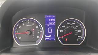 2011 Honda CR-V - Oil Life Reset Procedure - Service Light