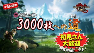 【閲覧注意】49 討究コイン3000枚使わないと勲章はあげないからな！【モンハンサンブレイク】