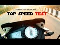 Apache RTR 160 2v bs6 Top Speed Test 🥵 || Grand Unick1