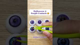 Ready to enchant this Halloween with these mystical purple lenses? 💜 #contactlenses #lenses