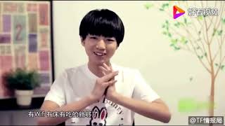 TFBOYS：三小只轮流模仿空姐的语气,奶烊的台湾腔不错哦