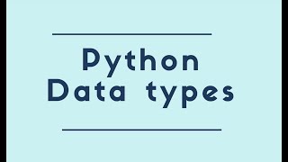 #5 Python Bangla Tutorial for Beginners || Data type