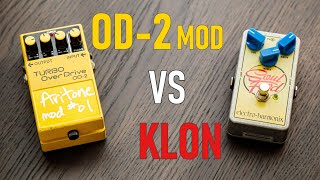 Modded Boss OD-2 vs Klon - How Does The OD-2 Stack Up Against The Mythical King? Shootout Part 2