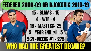 Federer or Djokovic, Who had the Greatest Decade? New Decade Begins!