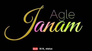 Agle janam vich allah song | Mann Bharrya | B praak | WhatsApp status | black screen status