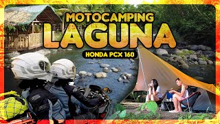 MOTOCAMPING IN LAGUNA | H\u0026B Nature Camp | Liliw, Laguna | Honda PCX 160 | Couple Ride