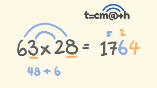 Fast Math Tricks - How to multiply ANY 2 digit numbers up to 100 - the fast way!