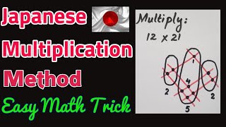 Fastest Japanese multiplication method using lines/ Zero number multiplication using Japanese trick