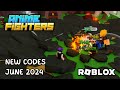 Roblox Anime Fighters Simulator New Codes June 2024