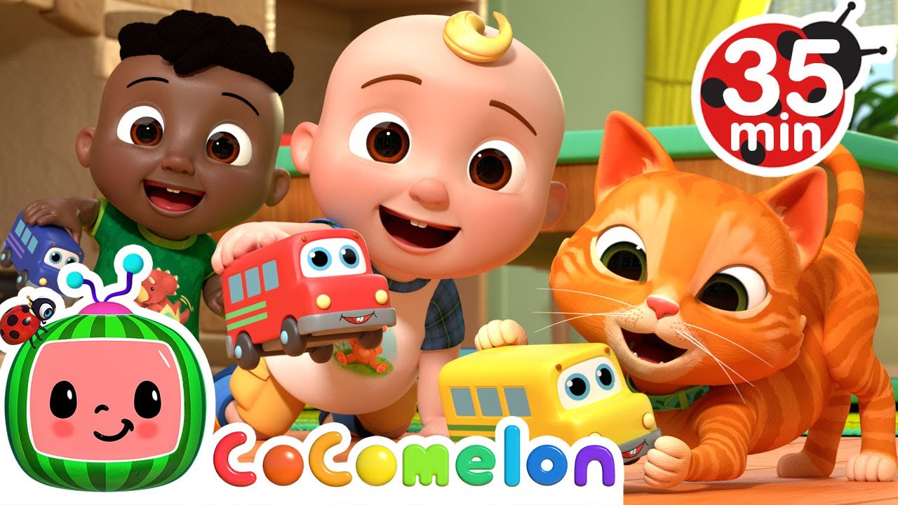 Ten Little Buses Song + More Nursery Rhymes & Kids Songs - CoComelon ...