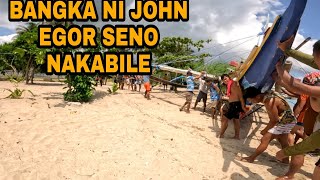 ANG PAG ANGAT SA BANGKA NI JOHN EGOR.MAY BEBELI NA