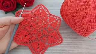 Super Easy Beautiful Star Crochet Pattern | Beginner-Friendly Knitting Tutorial | Tığ İşi Yıldız