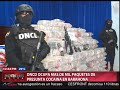 DNCD ocupa más de mil paquetes de presunta cocaína en Barahona