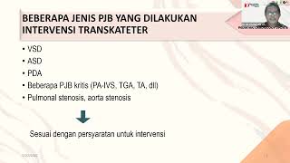 Pemantauan Setelah Intervensi Transkateter pada PJB - Dr. dr. I Ketut Alit Utamayasa, Sp.A(K)