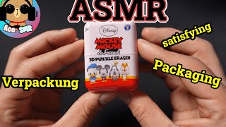 Short ASMR • Mickey Mouse \u0026 Friends • 3D Puzzle Eraser • satisfying packaging Opening • german Toy