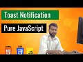 How to Create Toast Notifications (Popups) with JavaScript | 43/60