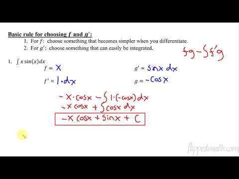 Calculus BC – 6.11 Integrating Using Integration By Parts - YouTube