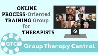Online Process-oriented Training Group for Therapists. Group Therapy Central, Nate Page, PhD, LP