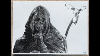 Drawing Higgs Monaghan | Timelapse | Death Stranding