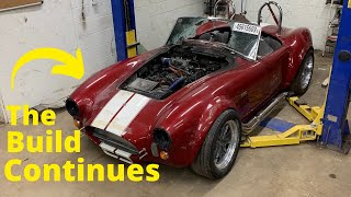 Continuing The 1965 Cobra Build After a Year on The Lift Factory Five Kit Car