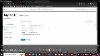 Excel 3A and 3B Simulation Exam | Pearson MyLab IT | FINAL Excel Simulation Exam | Excel_Simulation