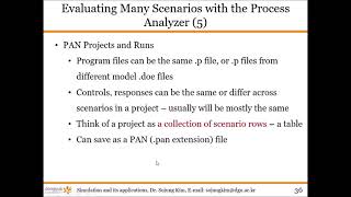 Simulation and Its Application : Process Analyzer