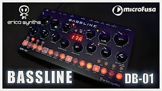 💥 ERICA SYNTHS BASSLINE DB-01💥  ( REVIEW , CREACION DE PATTERNS & DEMO ) @EricaSynths