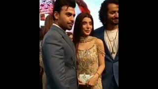 farhan saeed and urwa on tich button trailer promotion video/#shorts