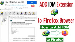 How To Add IDM Extension to Mozila Firefox Browser Manually 2024 | IDM Extension for Mozila Firefox