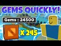 HOW TO GET GEMS QUICKLY! 5K+ PER HOUR! (Roblox Noob Army Tycoon)