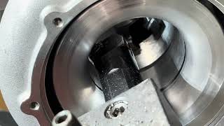 How to cut inside bore of compressor housing on haas TL1.