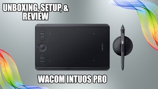 WACOM INTUOS PRO (MEDIUM SIZE) | UNBOXING & TESTING IT OUT!