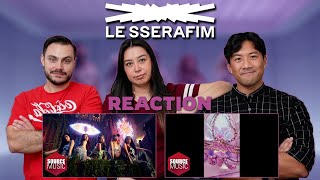 LE SSERAFIM (르세라핌) 'EASY' M/V & ENGLISH VER. REACTION!!