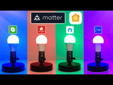 Comparison of “Matter” smart bulbs! (Nanoleaf, Tapo, Sengled, Wiz)