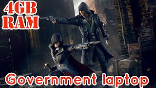 Assassin's Creed Syndicate Government laptop gameplay | amd r4 graphics | 4GB Ram | lenovo e41-15