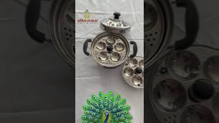 மினி இட்லி 15 குழி சில்வர் பானை #kitchen #ytshorts #idli #shortsfeed #shortsviral #shortsvideo