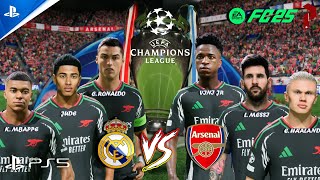 FC 25 - MESSI, RONALDO, HAALAND, - ALL STARS TOGETHER - REAL MADRID VS ARSENAL | PS5™ SLIM