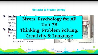AP Psychology | Myers’ Unit 7B