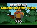 Beating the new Golden Destiny event in Beat Up Dummies Simulator