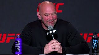 Dana White Announces Jon Jones vs Ciryl Gane | UFC Vegas 67 Post-Fight Press Conference