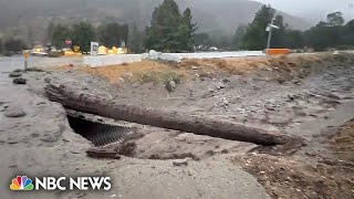 Video shows destruction caused by storm Hilary in Oak Glen, Calif.