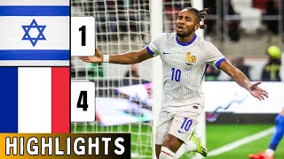 Israel Vs France 1-4 | EXTENDED HIGHLIGHTS | UEFA Nations League | Christopher Nkunku France 🔥