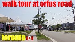 WALK TOUR AT ORFUS ROAD TORONTO